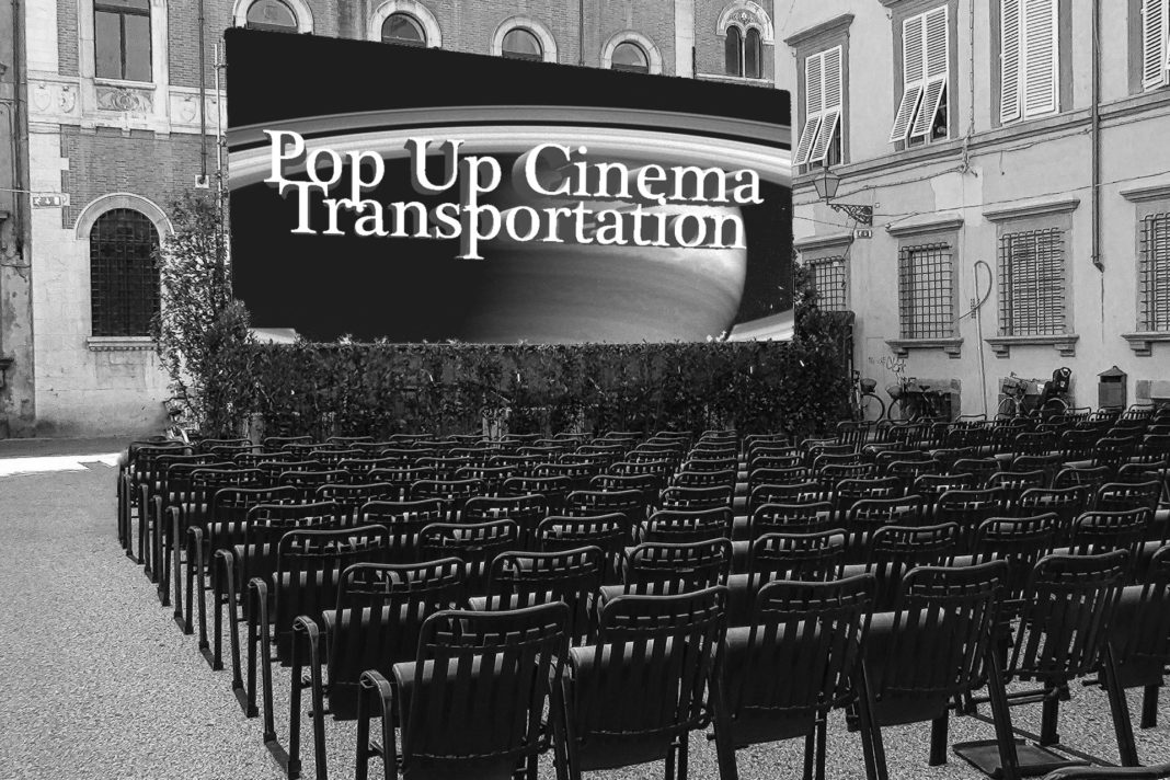 pop up cinema transportation