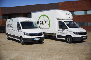 Photo of panel and Luton body event vans