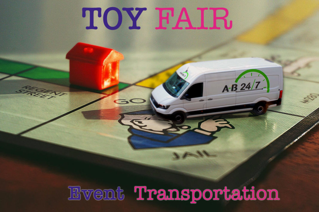 Toy Fair olympia event transportation