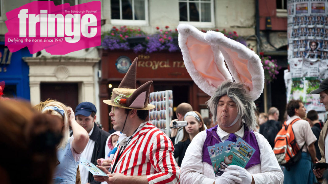 photo of performers at Edinburgh Fringe