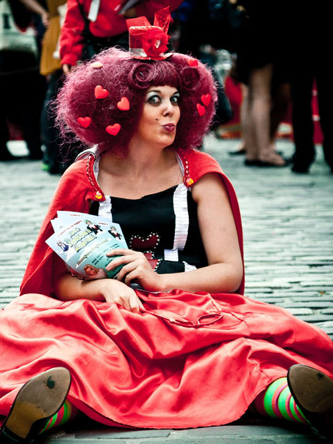 photo of performers at Edinburgh Fringe